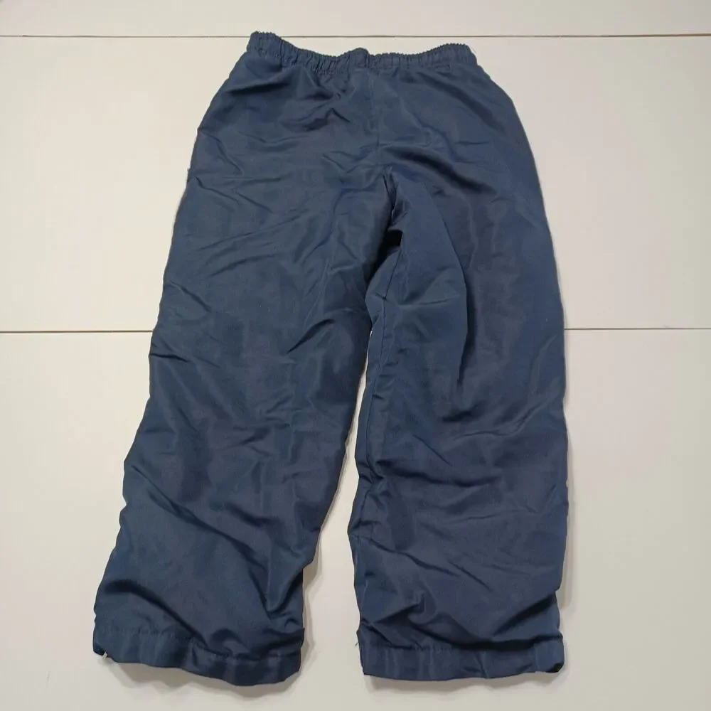Chilrens Place Boy 7/8 Track Pants Blue White Striped Side Elastic Waist Pull On